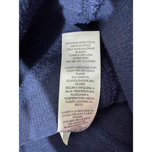 Chicos Weekends Jacket Size 3 or XL Navy Blue Full Zip‎ Pockets Cotton Blend - Picture 5 of 8